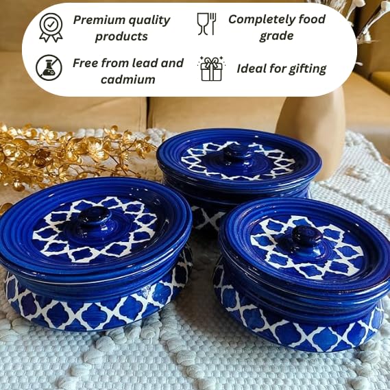 Top view of ceramic jars open, revealing storage space for tea, coffee, or dry fruits.